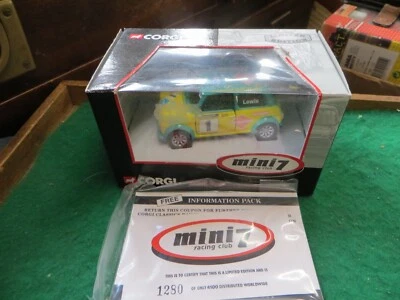 £9.95 • Buy Corgi Classics  Mini 7 Racing Club Chris Lewis  Cc82232 1/36 Mib