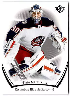 2021-22 SP Authentic #65 Elvis Merzlikins • $1.97