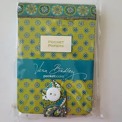 VERA BRADLEY Mini Spiral Notepad Pocket Papers Note Book Peacock New • $12.95