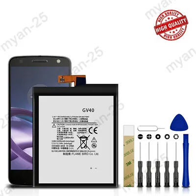 For Motorola Moto Z Force Droid XT1650-02 Replacement Battery GV40 SNN5968A Tool • $12.99