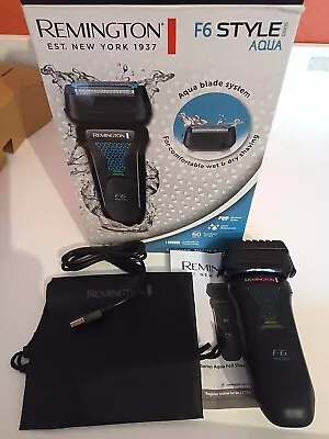 £29.99 • Buy Remington F6  Style Series Aqua Wet/Dry Mens Cordless Foil Shaver Waterproof