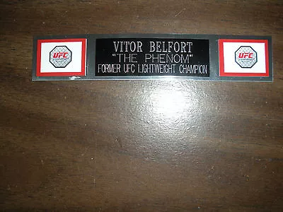 Vitor Belfort (ufc) Nameplate For Signed Trunks Display/photo/plaque • $7.95