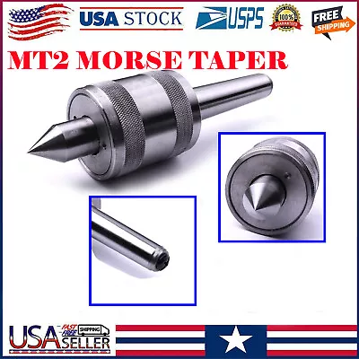 MT2 Live Center Morse Taper Triple Bearing Lathe For High Speed Turning CNC Work • $27.89