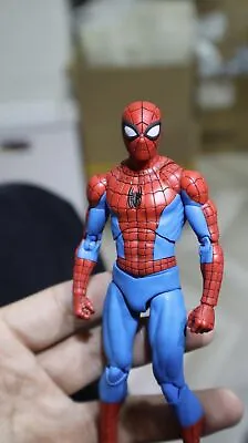 1:12 Painted Head Sculpt Spider Man Helmet Mask Or 6'' Male Mafex SHF Figure Toy • $45.65