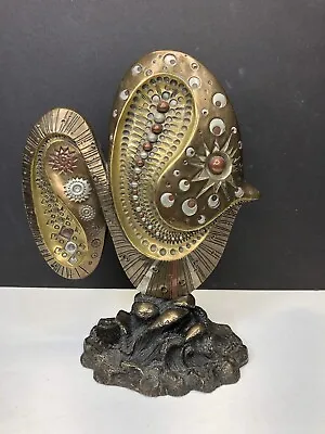Giovanni Schoeman Metal Bronze Fish 9” Sculpture Figurine Vintage • $294.99