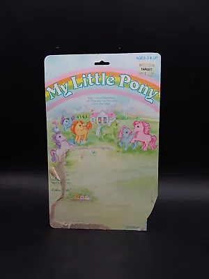 Vintage 1983 Hasbro My Little Pony Cotton Candy Cardback ONLY • $14.95