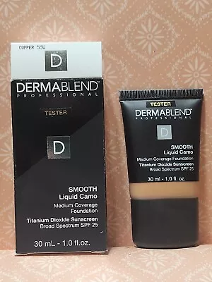 Dermablend Smooth Liquid Camo Medium Coverage Foundation Copper 55W Tester New • $23