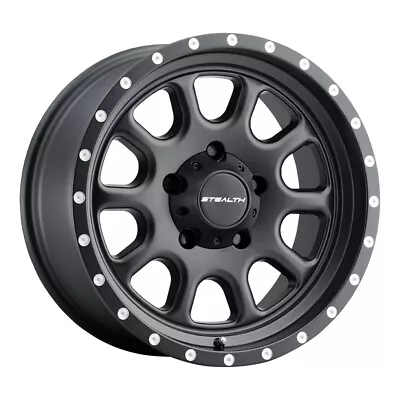 U.S. WHEEL Alum Stealth 771 Simulated Beadlock 17X8.5 6X139.7 ET0 Blk (Qty Of 1) • $248.38