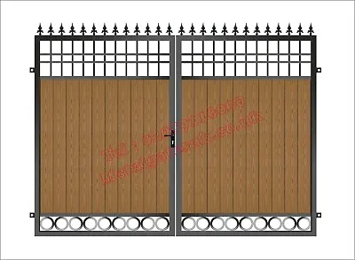 £545 • Buy Driveway Gates / Composite Wood Gate / Metal Gate/ Bi Fold Gates/ Sliding Gate 