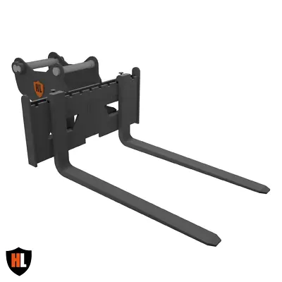 Pallet Forks Tines For Excavator / Digger 6-8 Ton Sliding Type • £1247.40