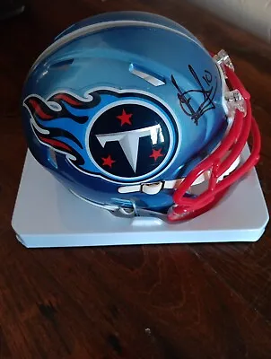  Tennessee Titans Vince Young Autographed Flash Mini Helmet PSA COA • $60