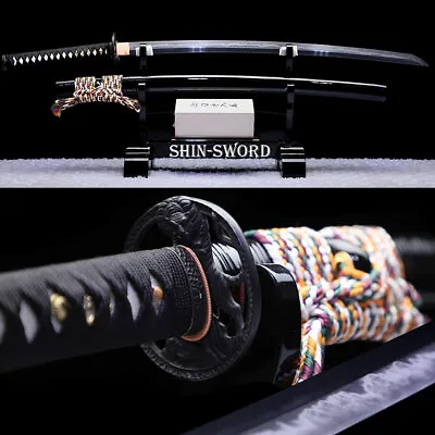 Handmade Japanese Sword Clay Tempered Choji Hamon Samurai Katana Sharp Full Tang • $328