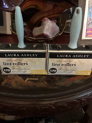 X2 LAURA ASHLEY SIGNATURE SERIES CLOTHS FABIC LINT REMOVER ROLLERS 3 PACK • $29.95