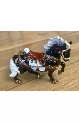 Jeweled Trinket Box  Horse” With Swarovski Crystals • $75