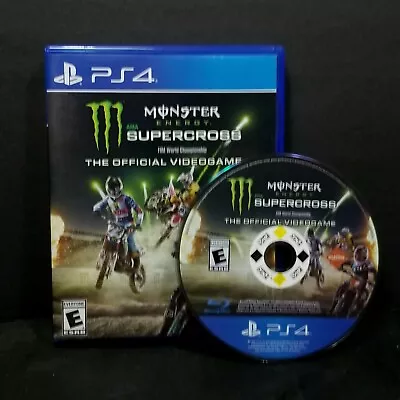 Monster Energy Supercross Sony PlayStation 4 PS4 • $9.34