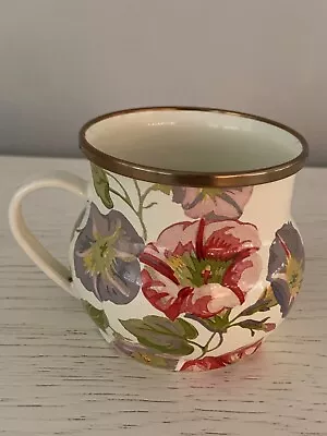 Mackenzie Childs Morning Glory Enameled Coffee Cup Mug • $34.95