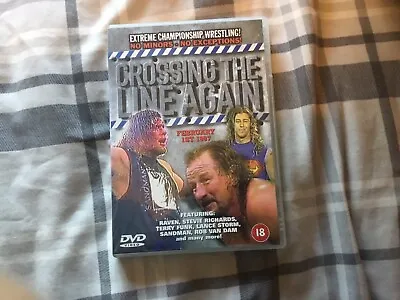 ECW - Crossing The Line Again (DVD 2002) • £9