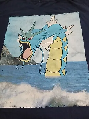 Pokemon Gyarados-T Shirt Mens Size Xlarge Blue Casual Pokémon Tee • $14.99