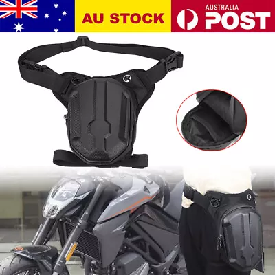 Waterproof Motorcycle Drop Leg Waist Bag Thigh Belt Fanny Pack Pouch Side Bag AU • $24.79