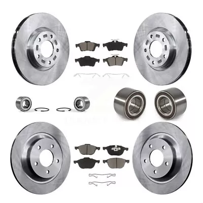 Front Rear Wheel Bearing Disc Brake Rotor And Ceramic Pad Kit (10Pc) For Mazda 5 • $230.95