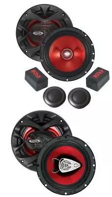 BOSS CH6CK 6.5  350W Component And Boss CH6530 6.5  300W Car Speakers Package • $75.99