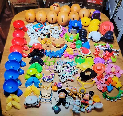 Large Vintage 1985 Mr. Potato Head Toy Figure Lot 98 Pieces Parts Accessories • $99.99