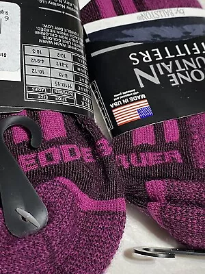 2 Pair Large EDDIE BAUER Merino Wool Fuchsia Men Ankle Size 8-12 By Ballston • $16.99