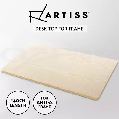 Artiss Standing Desk Top Motorised Sit Stand Desks White Oak 140CM • $100.95