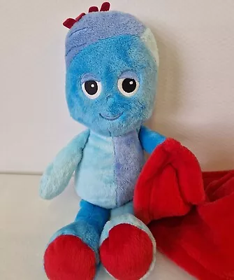 Official In The Night Garden Kids Iggle Piggle Plush Soft Toy With 20  Blanket  • £12.99