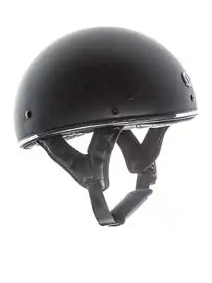 *free Shipping* Torc T-5 Half Shell Helmet Matte Black/chrome Pick Your Size • $129.99