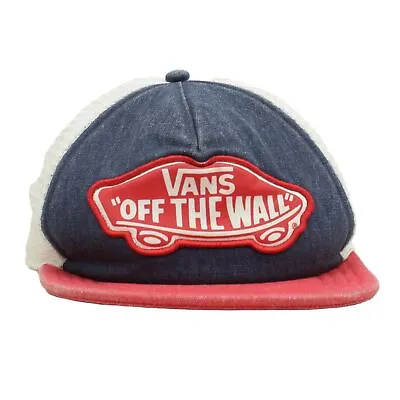 Vans Men's Hat Red Graphic 100% Other Baseball Cap • £11.20