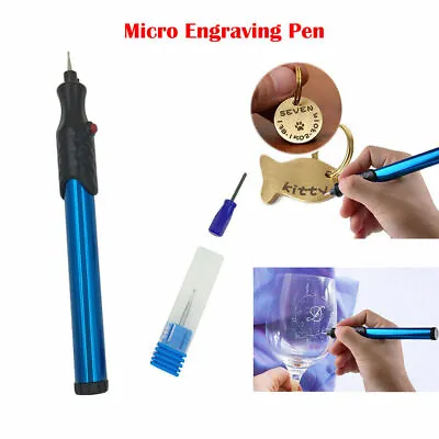 Micro Engraver Pen Electric Engraving Jeweller Metal Ceramic Glass Grave Tool AU • $25.98