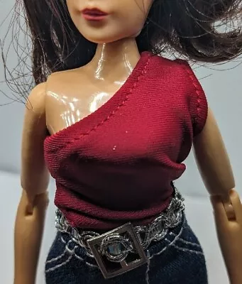 Mego Clothes Custom Foddor For 8” Female Figure Red Shirt Accessory  • $3.99