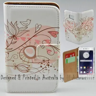 For OPPO Series - Retro Floral Theme Print Wallet Mobile Phone Case Cover  • $13.98