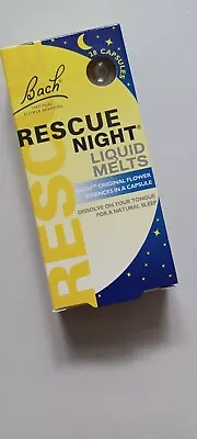 £6.75 • Buy Bach Rescue Night Remedy Liquid - 28 Melts