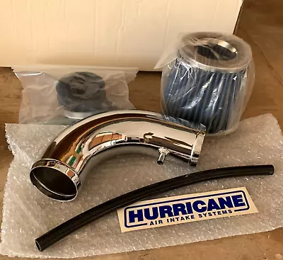 Mitsubishi Lancer 1.6L 1997 1998 1999 2000 01 Air Intake Kit Chrome Blue Filter • $64.99