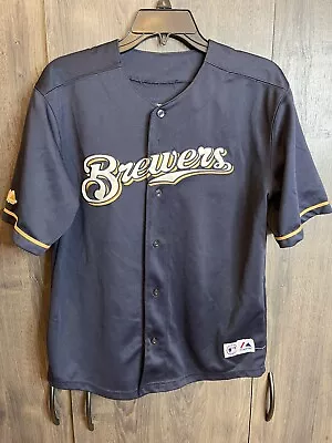 Milwaukee Brewers Rickie Weeks #23 Sewn Majestic 40 Year Patch Jersey Adult LRG • $39.99