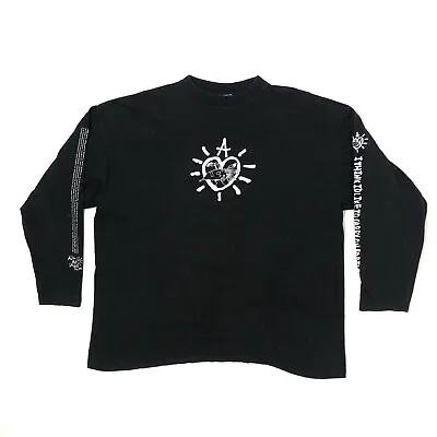 $223.25 • Buy Vintage Adam Ant 1995 Wonderful Tour T-Shirt Mens XL Black Long Sleeve