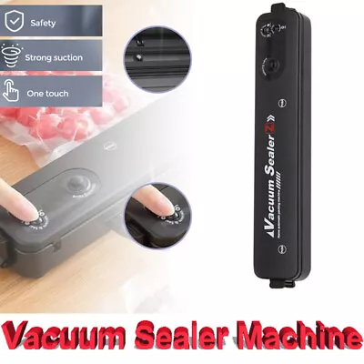 Automatic Sealing Vacuum Sealer Machine One-Click For Food Storage And Sous Vide • $21.99