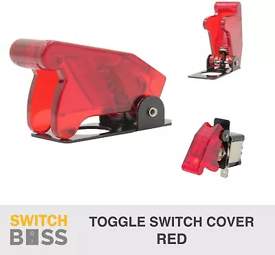 Toggle Switch MISSILE COVER Only - Red - Suit On Off Heavy Duty Toggle 12v 24v • $2.90