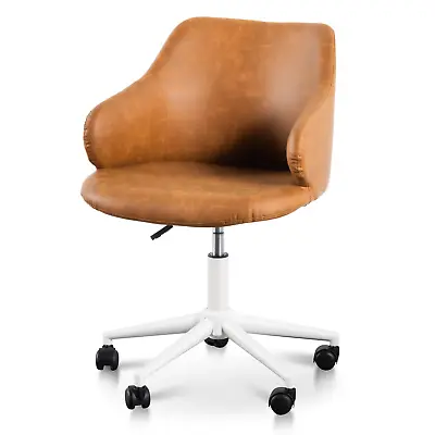 $195 • Buy Hester Office Chair - Tan With White Base