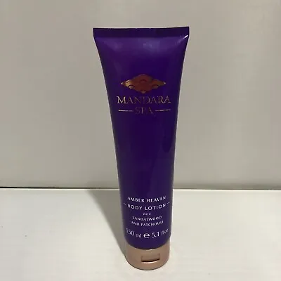 New Rare Mandara Spa Amber Heaven Body Lotion Sandalwood & Patchouli 150ml • £20