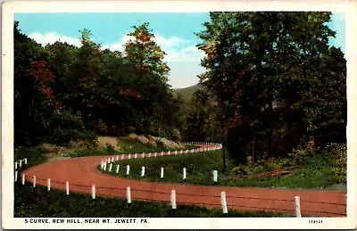 S Curve On Rew Hill Near Mt. Jewett PA Vintage Postcard Q57 • $7.49