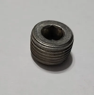 1/2  NPT Socket Head Stainless Steel Pipe Plug • $2.99