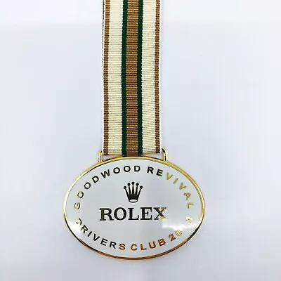 £35 • Buy Goodwood Revival Rolex Drivers Club Medal - 2013 - Excellent Condition (#420)