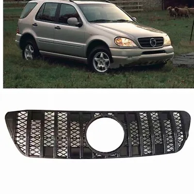 For 1999-2004 Mercedes-Benz W163 ML Class Front Bumper Grille Body Kit Black • $100.20