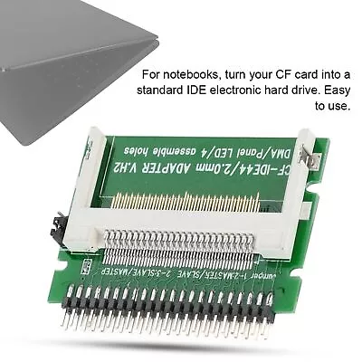 Compact Flash CF Memory Card To 2.5-inch 44Pin IDE Laptop SSD HDD Adapter Card • £4.51