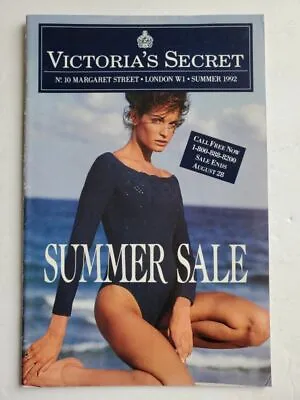 1992 SUMMER SALE Victoria's Secret Catalog Stephanie SEYMOUR Kara YOUNG Rare • $49.99