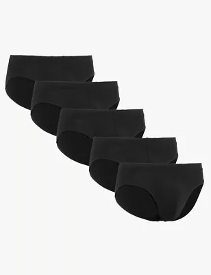 £15 • Buy M&S 5pk Black Pure Cotton Cool & Fresh Slips BNWOT Size S