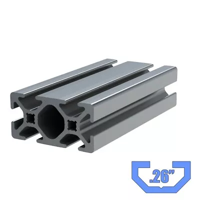 1.0 X2.0  T-Slot Aluminum - 60  Long (4) Pack • $167.36